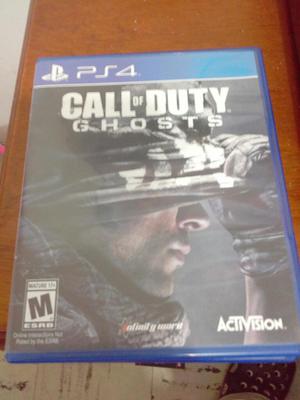 Vendo Call Of Duty Ghosts Ps4