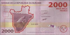 Burundi  Francs 15 Ene 