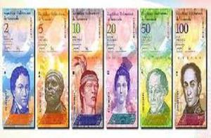 Colección De 6 Billetes De Venezuela Antiguos