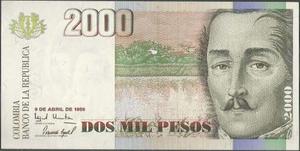Colombia,  Pesos 9 Abril  Bgw472