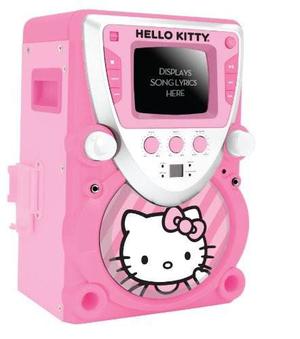 Hello Kitty Sistema De Karaoke Cd Con La Pantalla, Rosa /
