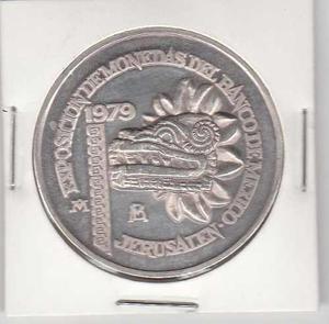 Medalla De Israel (exhibición De Monedas Mexico ) Plata