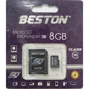 Micro Sd Clase 10 Marca Beston 8gb Celulares Tablets Gps Mp4