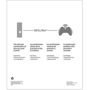 Microsoft Xbox 360 Controlador Inalámbrico, Negro (xbox