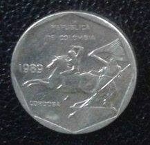 Moneda De 10 Pesos De Colombia -  - Lanceros