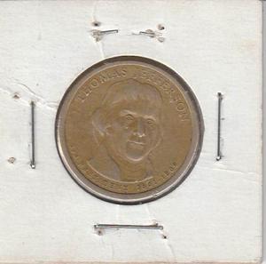 Moneda De Estados Unidos De 1 Dolar Thomás Jefferson
