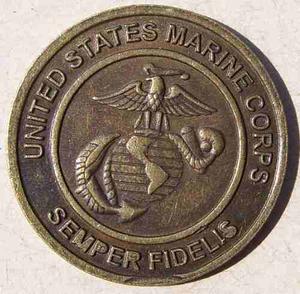 Moneda Token Ficha Usa Marine Corps