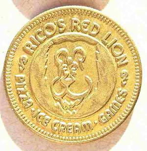 Moneda Token Ficha Usa Rico´s Red Lion Portland Oregon
