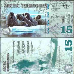 Territorios Artico 15 Polar Dollars  Plastico