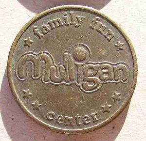 Token Ficha Usa Mulligan Family Fun Vintage