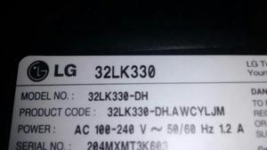 Tv Lg 32 P. 32lk330 para Repuesto