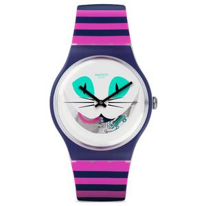 Reloj Swatch Suow125 Silicone Azul Y Morado Unisex