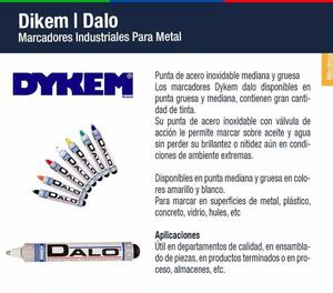 Marcador Industrial Para Metal Dalo Marker Todos Los Colores