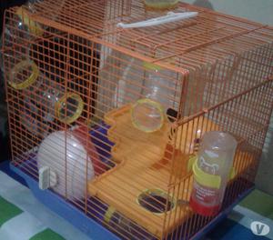 SE VENDE JAULA GRANDE PARA HAMSTER DE TUBOS