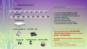 Combos de Cámaras de Seguridad