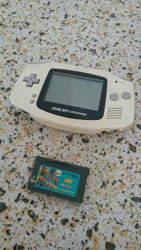 Game Boy Advance Blanco Con Película Multijuegos