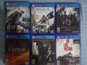 JUEGOS PS4 USADOS, MUY BARATOS 6 JUEGOS POR $