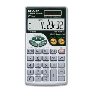 Sharp El344rb 10-digit Calculator With Punctuation !
