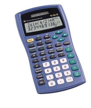 Texas Instruments Ti-34 Ii Calculator !