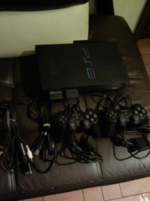 VENDO PS2 FAT PROGRAMADO CON DISCO DURO DE 80 GIGAS Y 22