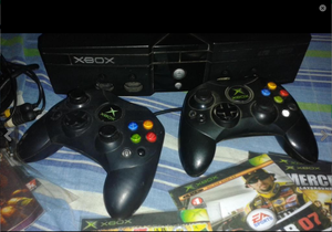 xbox basico con mas de 25 juegos