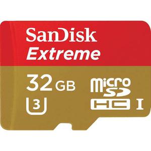 Memoria Microsd+adaptador Sandisk 32gb Extreme Class 10