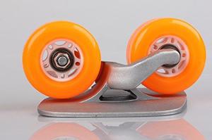 Orange Portable Roller Road Drift Skates Plate !