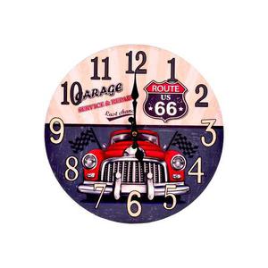 Reloj De Pared Vintage 34 Cm Garage