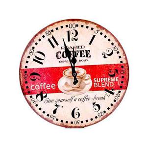 Reloj De Pared Vintage 34 Cm Roasted Coffee