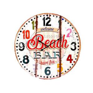 Reloj De Pared Vintage 60 Cm Beach Bar