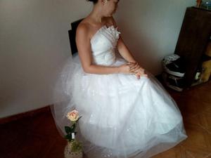 Vendo Vestido de Novia con Piedreria