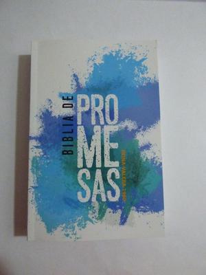 BIBLIA DE PROMESAS RVR60, TAPA RUSTICA BLANCO/AZUL