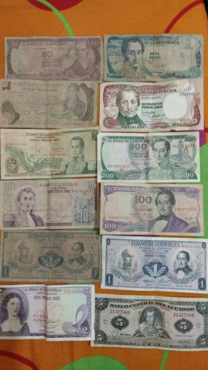 Billetes Antiguos de Colombia