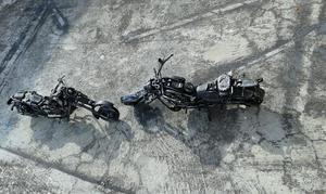 Esculturas en Hierro motos