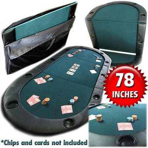 Marca Registrada De Poker Texas Holdem Plegable Mesa Con