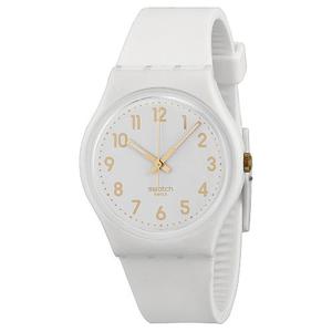 Reloj Swatch Gw164 Silicone Blanco Mujer