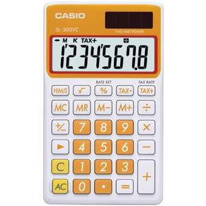 Calculadora De Función Estándar Casio Sl-300vc, Naranja