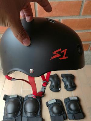 Casco S1 Y Proteccion K2 Patinaje