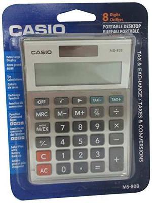 Casio Ms-80b Función Estándar Calculadora De Escritorio