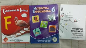 Libros Matemática experimental, comprensión lectora e