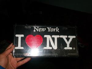 placa new york coleccionistas
