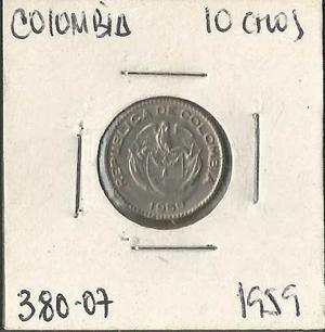 Colombia, 10 Centavos  Jer