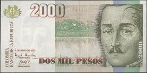 Colombia,  Pesos 2 Jun  Bgw486