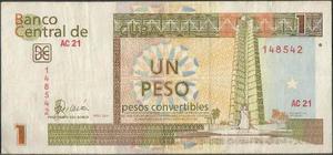 Cuba 1 Peso Convertible  Pfx46