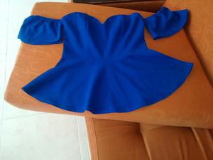 Blusa Azul Talla S