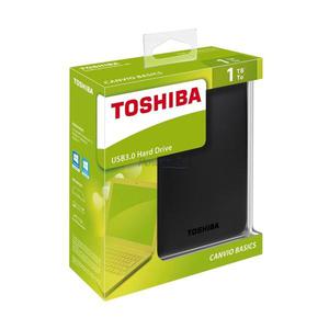Disco Externo Toshiba 3.0 de 1 TB de capacidad sin caja