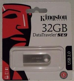 Memoria Kingston Usb 32gb Data Travel Se9 Aluminio Original