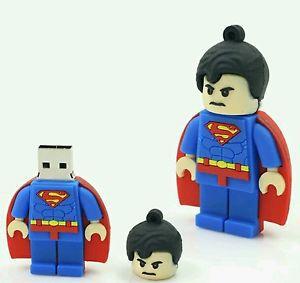 Memoria Usb Superman 8G Version Lego Envio Bogota Gratis