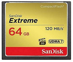 Sandisk Extreme 64 Gb Tarjeta De Memoria Compactflash (sdcf