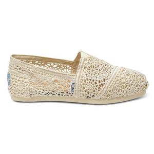 Zapatos Toms Crochet Mujer